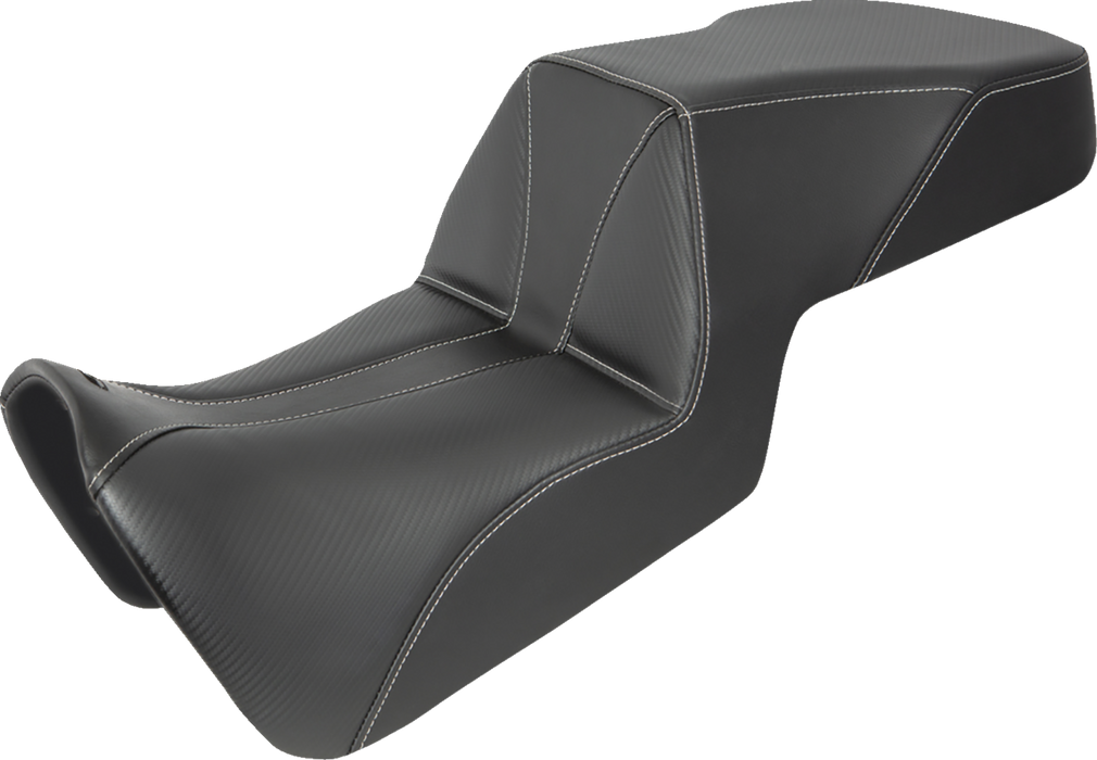 Pan America Adventure Tour Seat - Carbon Fiber/Whisper Black - Low