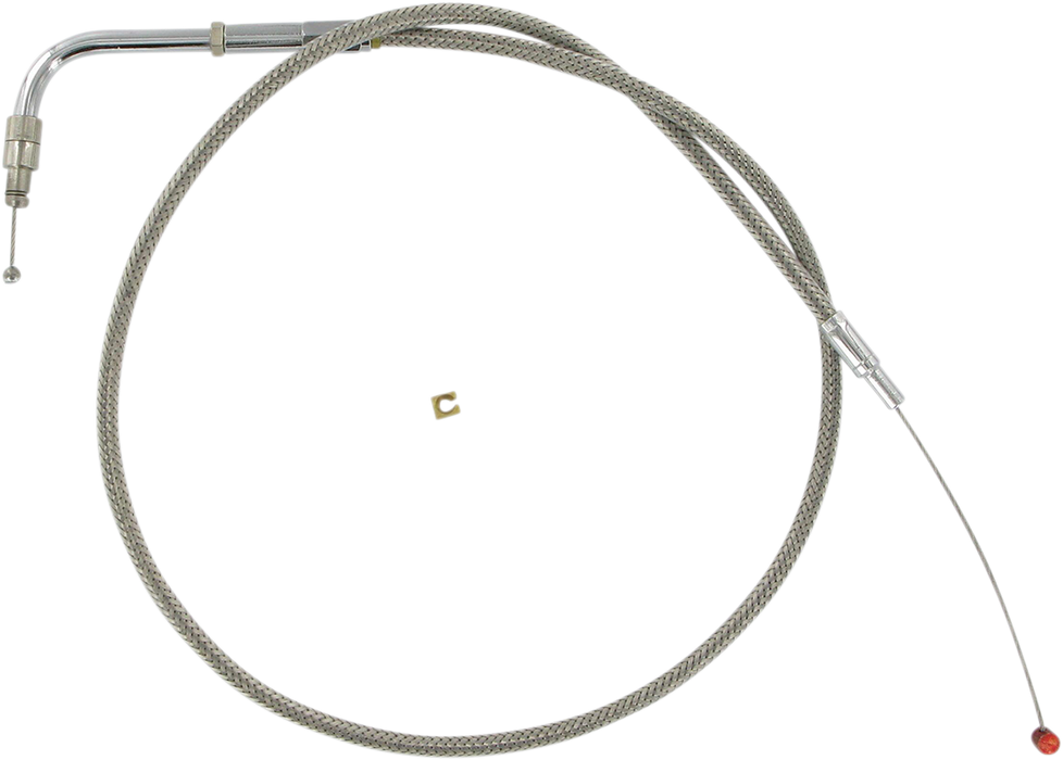Stainless Steel Throttle Cable - '99-'13 Softail