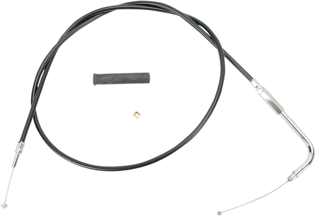 Black Vinyl Throttle Cable - 42-1/2"