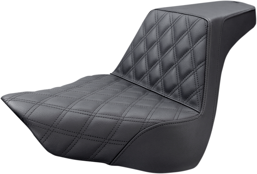 Step-Up Seat - Front Lattice Stitch - Black - FL/FX '18-'24