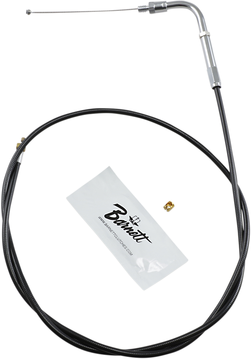 Black Vinyl Throttle Cable - +6" Size - 39-1/2" Length