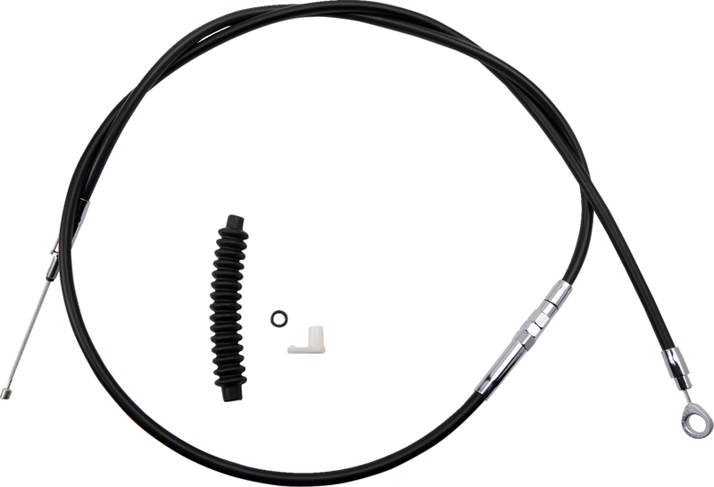 High-Efficiency Black Vinyl Clutch Cable - 70-11/16"