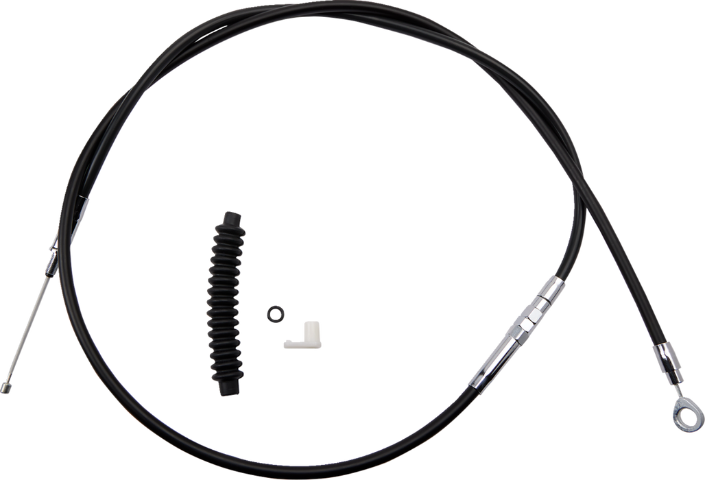 High-Efficiency Black Vinyl Clutch Cable - 70-11/16"