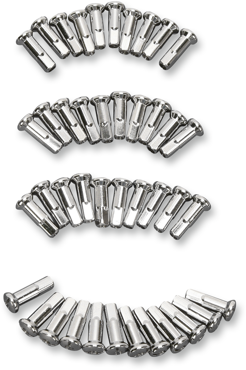 Spoke Nipples - Chrome - Extra Long