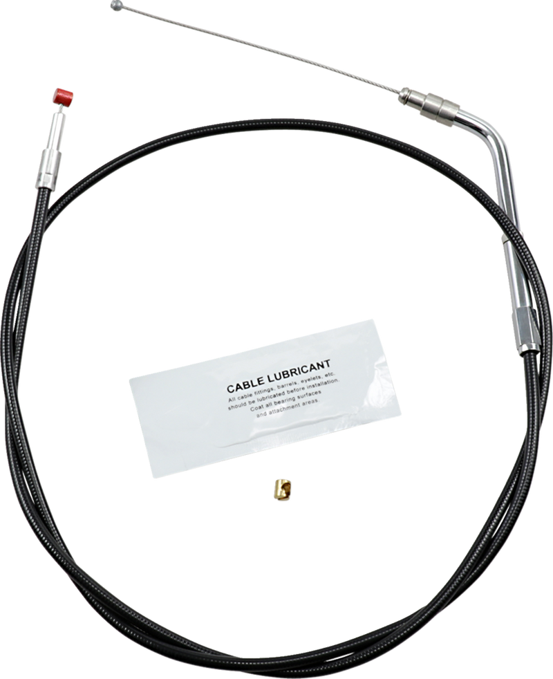 Black Vinyl Throttle Cable - 39-1/2" Length