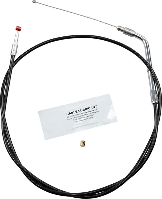 Black Vinyl Throttle Cable - 39-1/2" Length