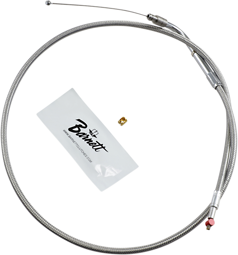Stainless Steel Throttle Cable - Dyna/FXR/Softail