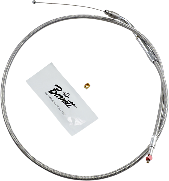 Stainless Steel Throttle Cable - Dyna/FXR/Softail