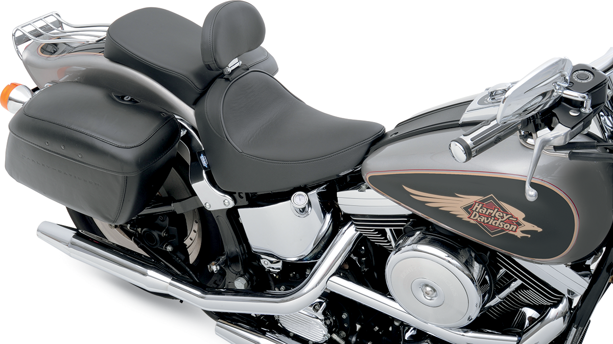 Solo Seat - Smooth - Driver Backrest - FXST/FLST '84-'99
