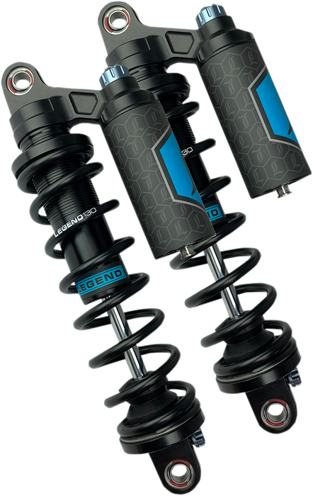 REVO ARC Piggyback Shocks - 13" - Heavy Duty - Black - '04-'22 Sportster