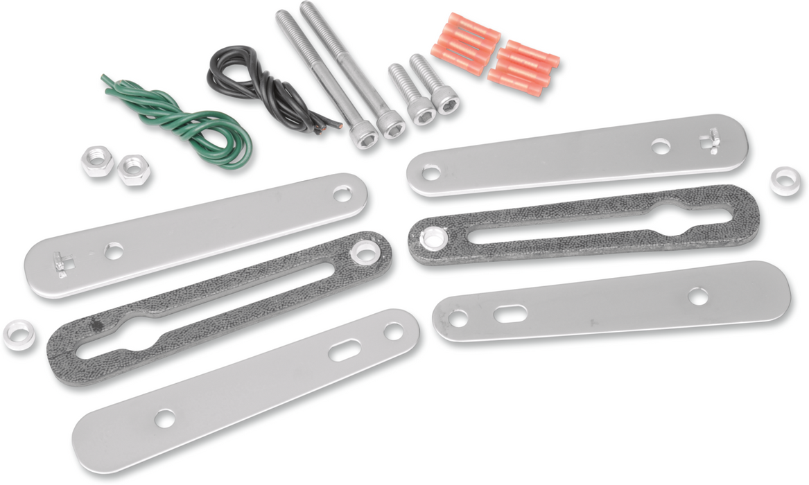 Turn Signal Relocation Kit - Softail - Chrome