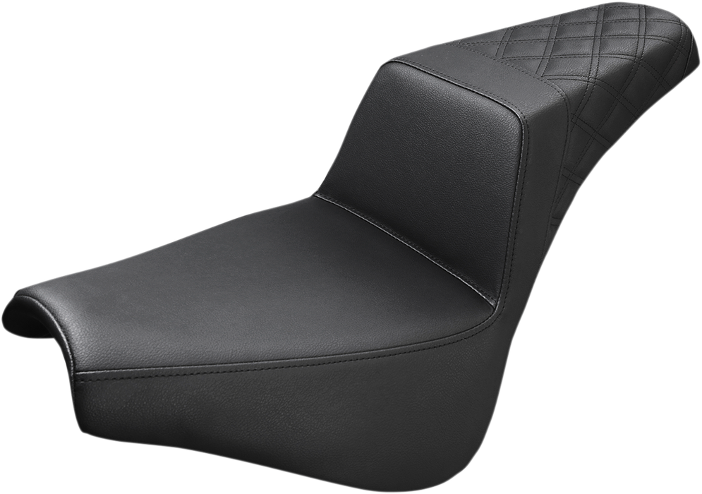 Step-Up Seat - Rear Lattice Stitch - Black - FX '18-'24