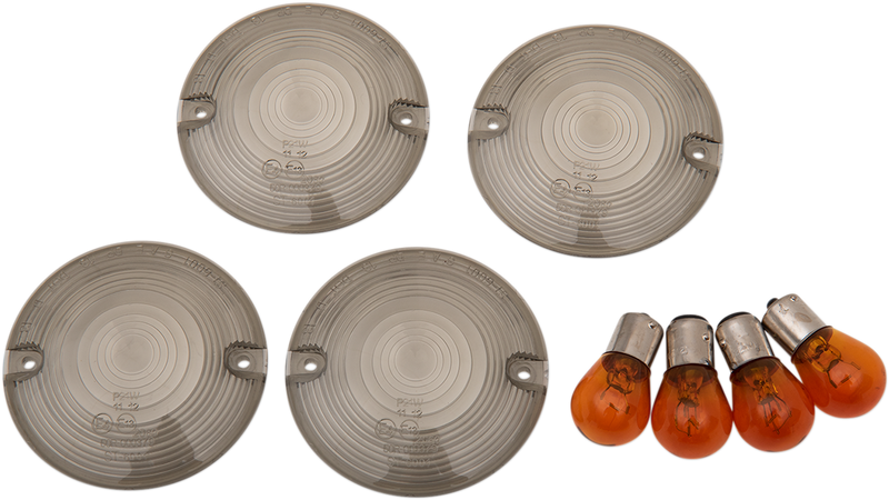 Smoked Flat Lens Kit - '86-'22