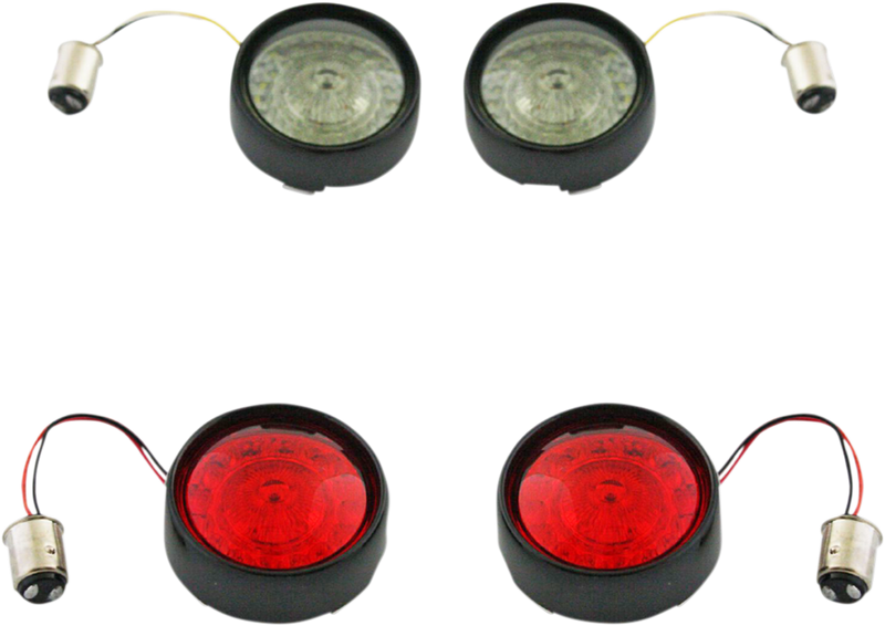 Full Bullet Turn Signal Conversion Kit - Black
