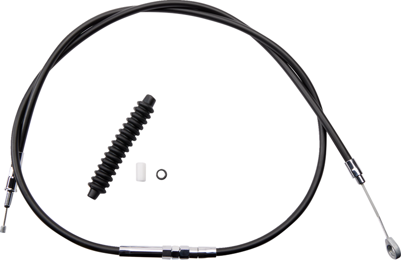 High-Efficiency Black Vinyl Clutch Cable - 64-11/16"