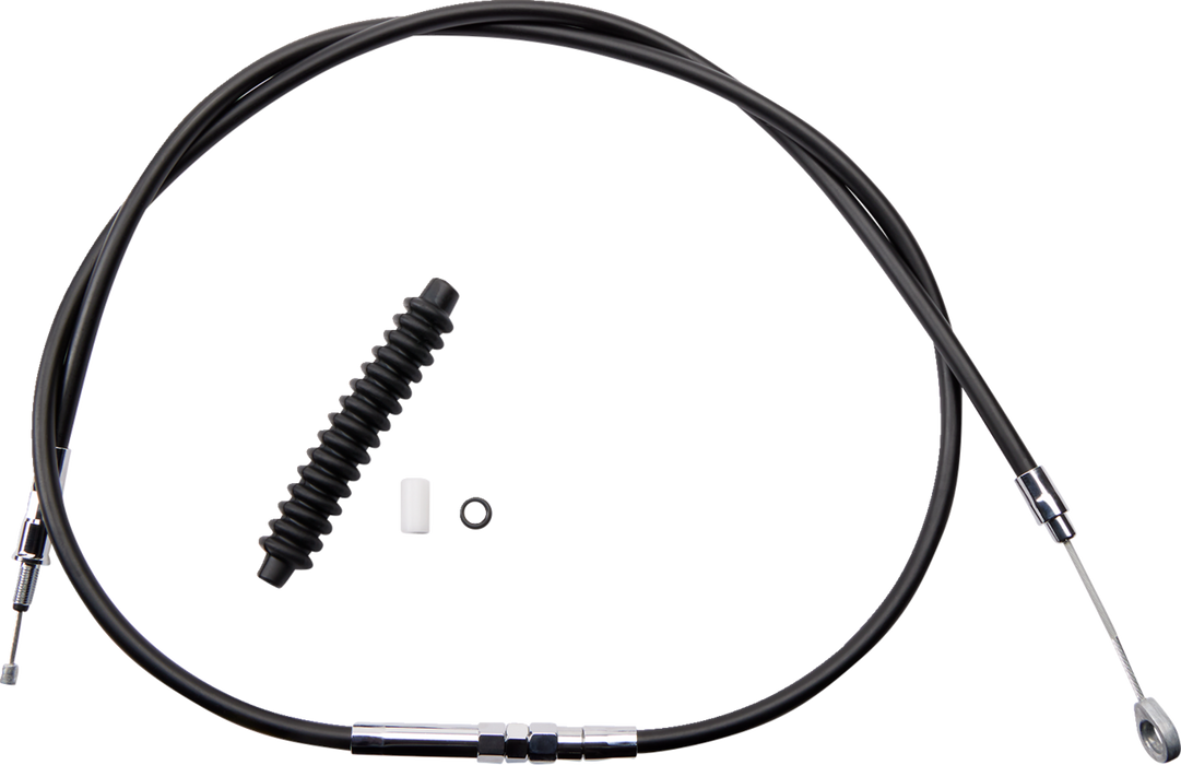 High-Efficiency Black Vinyl Clutch Cable - 64-11/16"