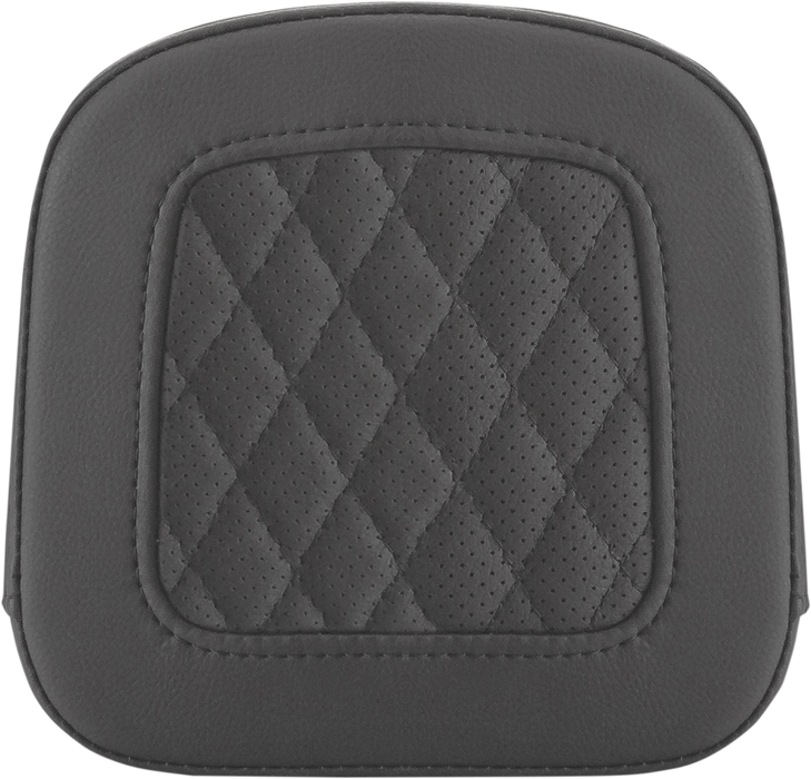 Sissy Bar Pad - Lattice Stitched - Black - FL '97-'23