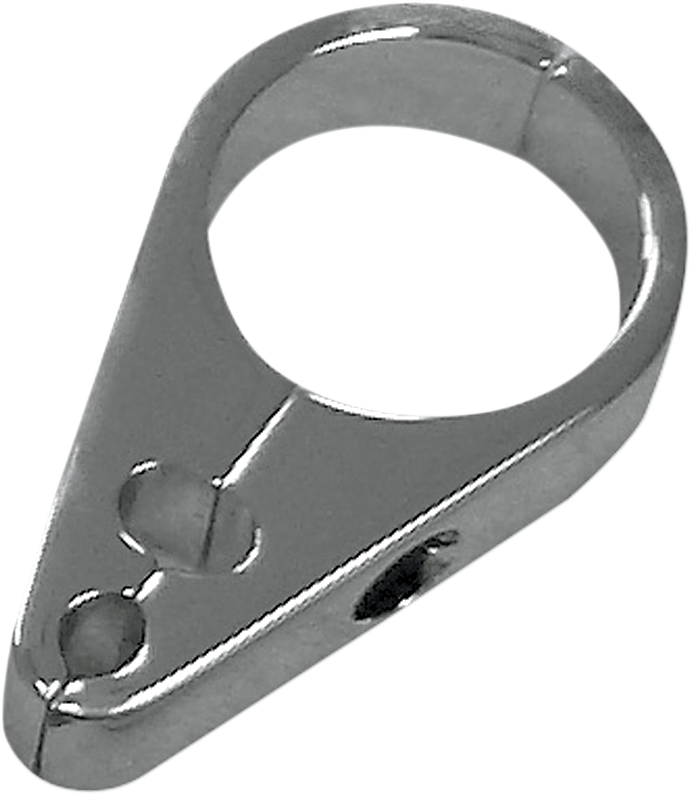 Cable Clamp - Throttle/Idle/Brake - 1-1/4" - Chrome