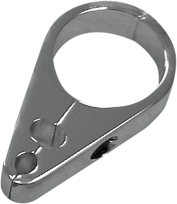 Cable Clamp - Throttle/Idle/Brake - 1" - Chrome