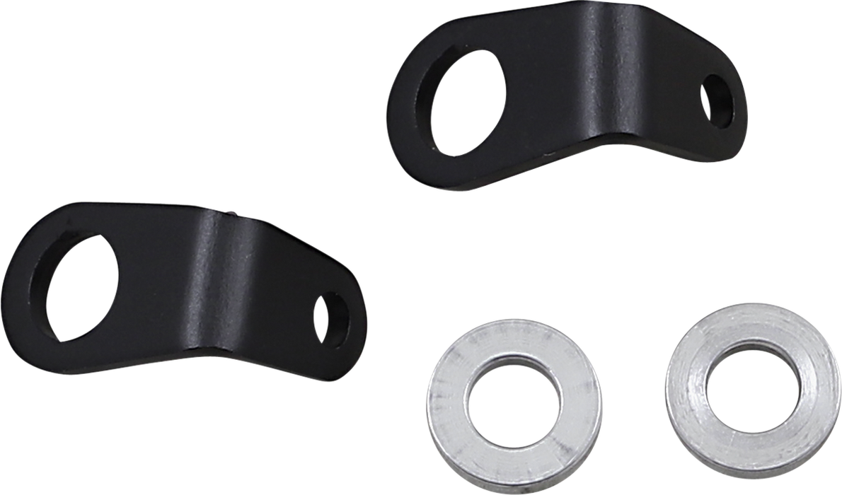 Mount - Micro Turn Signal - L-Bracket - Black
