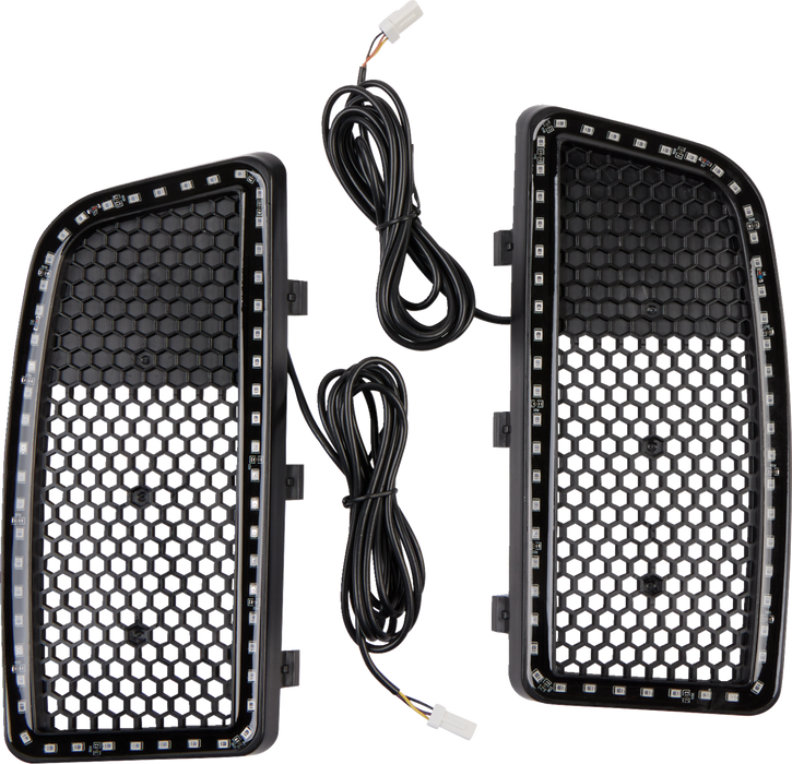 LED Light Inserts - Lower Fairing - Amber