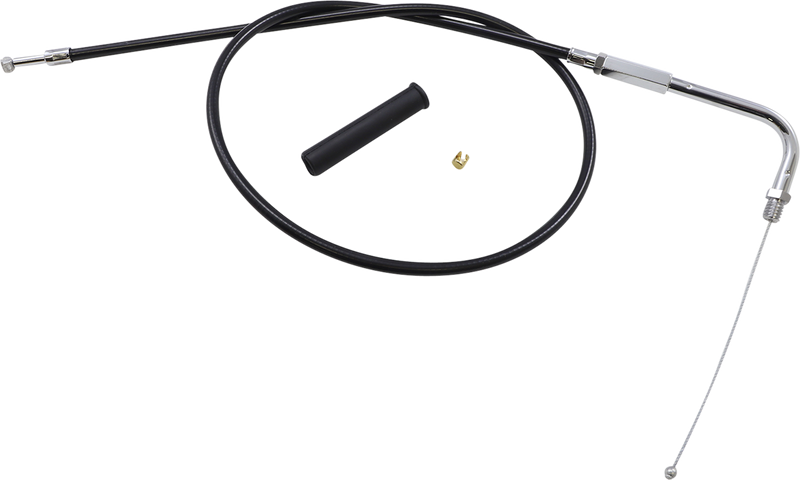Black Vinyl Throttle Cable - 30"