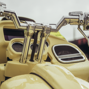 Trask Handlebars and Risers - Custom Harley-Davidson Bagger