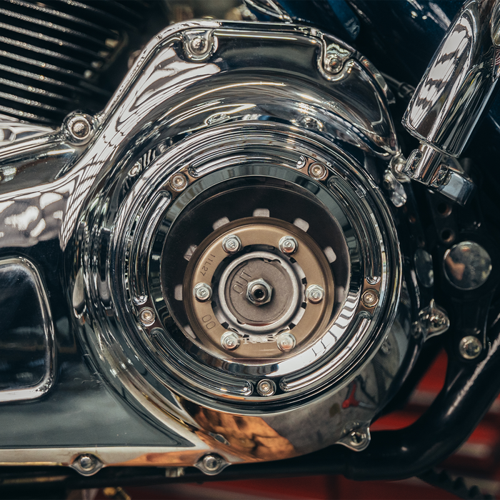 Trask Assault Derby Cover For Harley Davidsons - Chrome