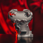 The Trask billet intake manifold for Harley-Davidson motorcycles.