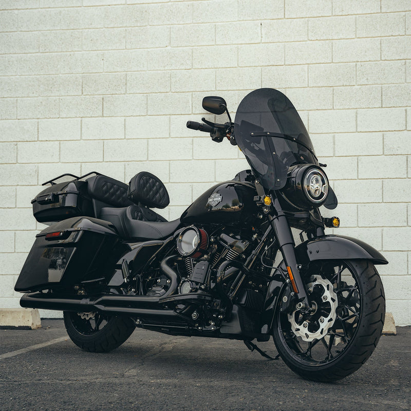Trask Assault Charge Air Cleaner on Road King