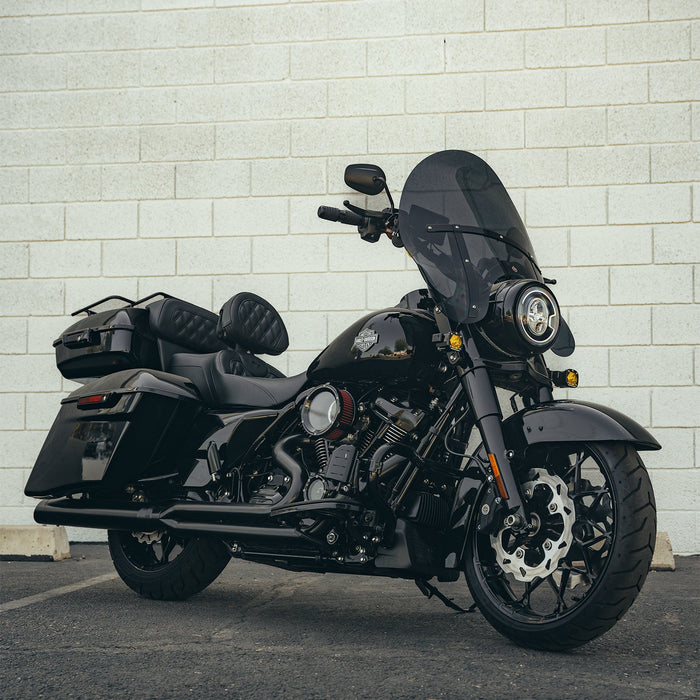 Trask Assault Charge Air Cleaner on Road King