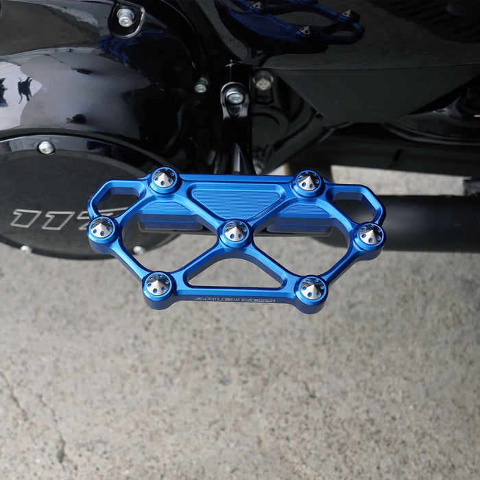 Diamond Passenger Floorboards, Blue