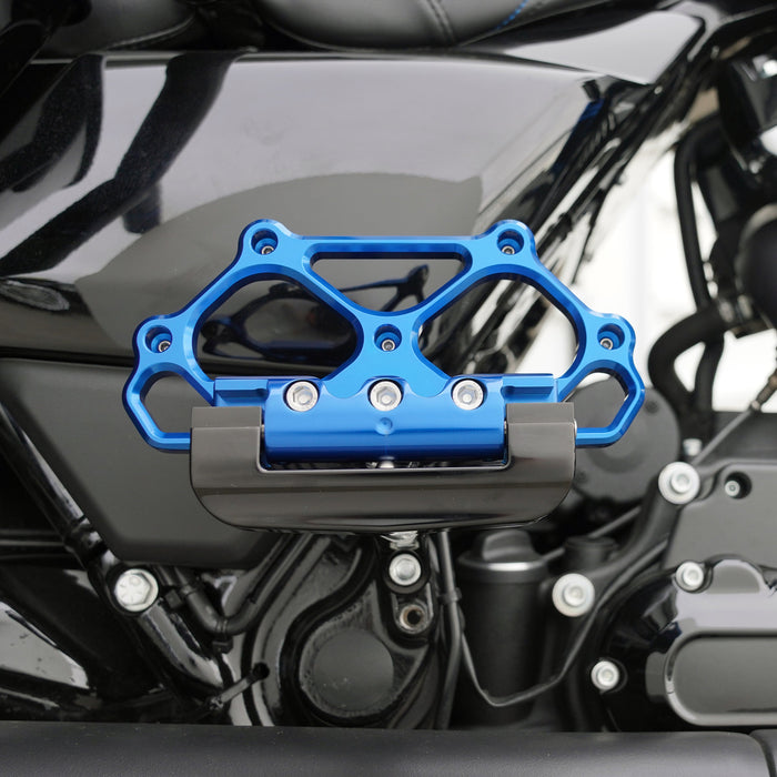 Diamond Passenger Floorboards, Blue