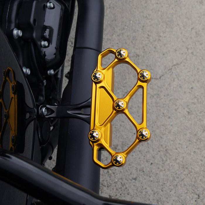 Diamond Passenger Floorboards, Gold