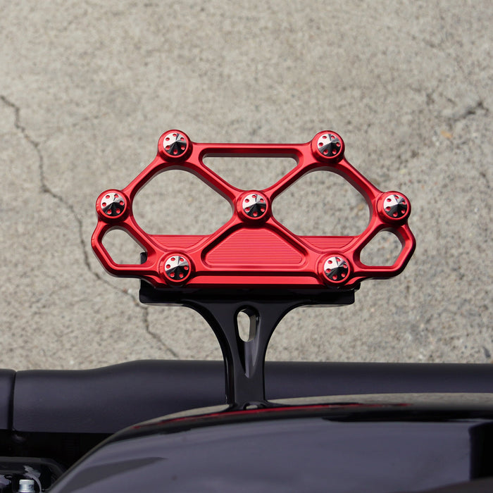 Diamond Passenger Floorboards, Red