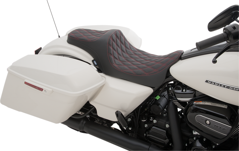 Predator III Seat - Double Diamond - Red Stitched - FL '08-'23
