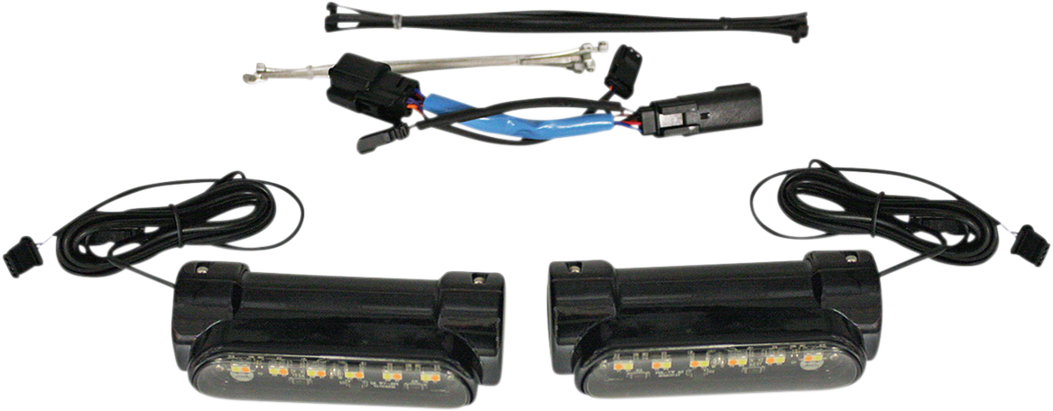 Engine Guard Light - Black - '10-'13 FLHX