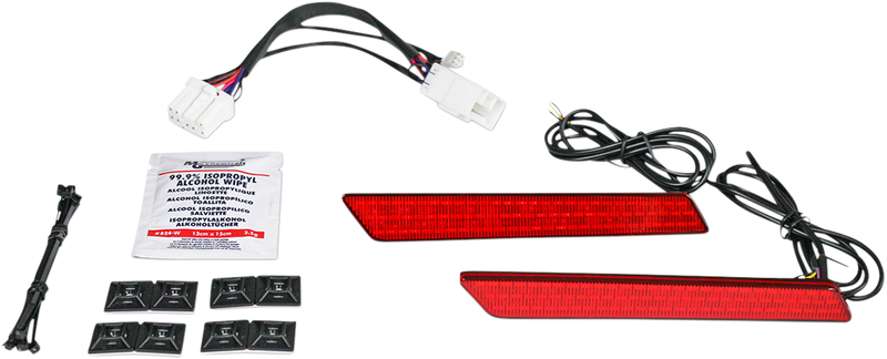 Saddlebag Latch Lights - '97-'13 - Red