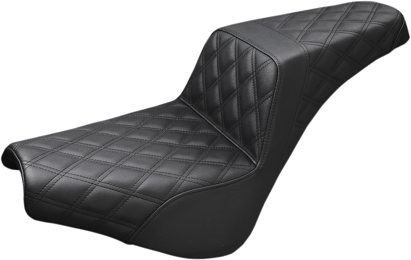 SADDLEMEN STEP UP SEAT BROWN (FULL DIAMOND)