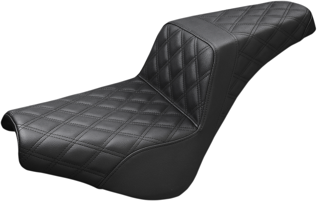 Step-Up Seat - Full Lattice Stitch - Black - FX '18-'24