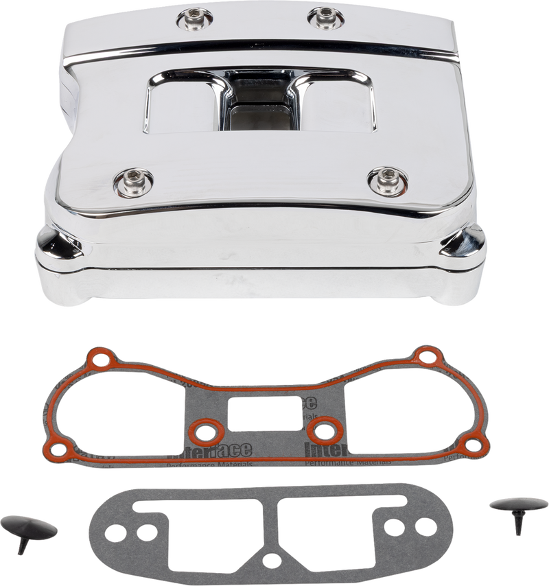 Rocker Box Cover - Chrome - Evo Big Twin