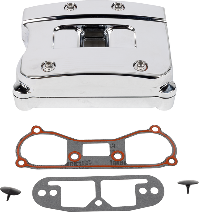 Rocker Box Cover - Chrome - Evo Big Twin