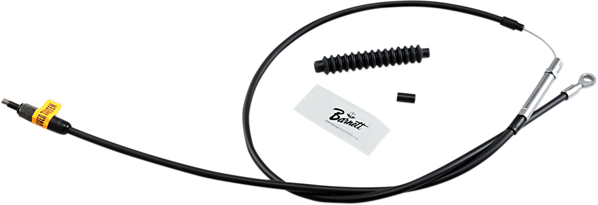 High-Efficiency Black Vinyl Clutch Cable - +6" Size