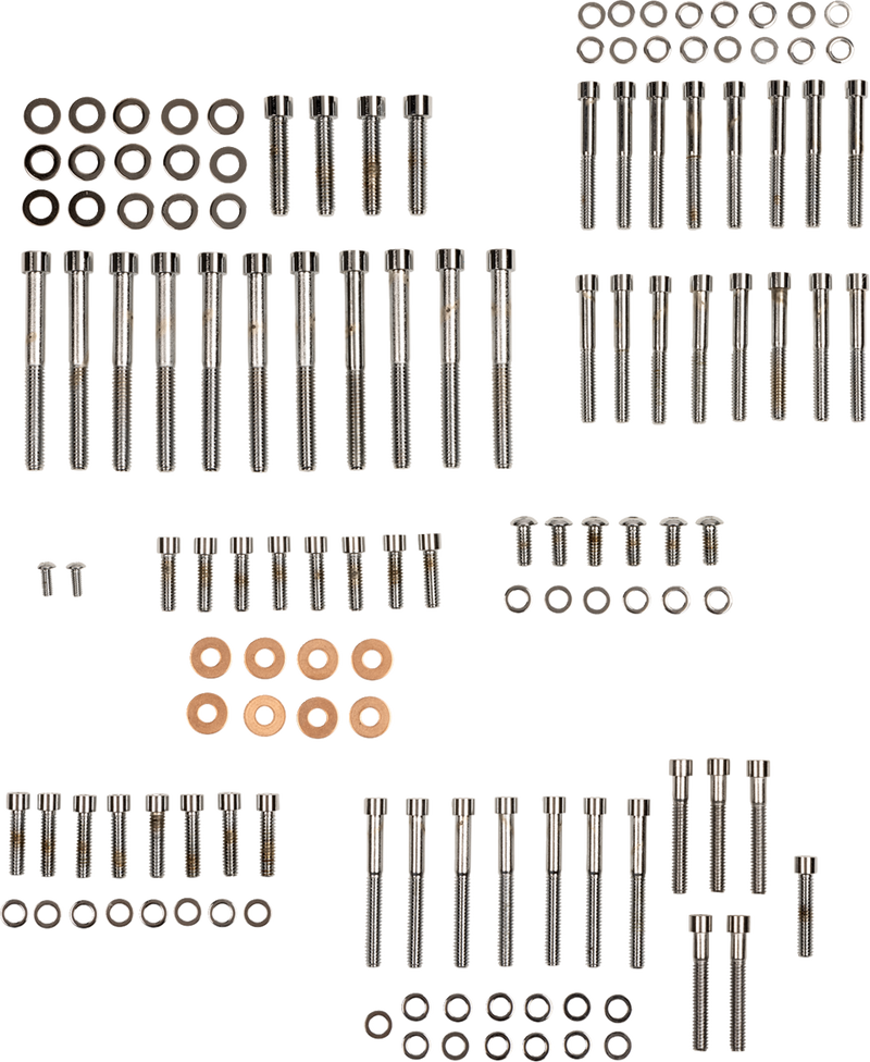 Bolt Kit - Complete Motor - Smooth/Socket-Head - '04-'21 Sportster