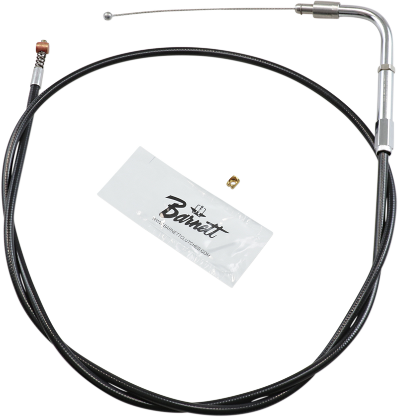 Black Vinyl Idle Cable - +6" Size - 38" Length