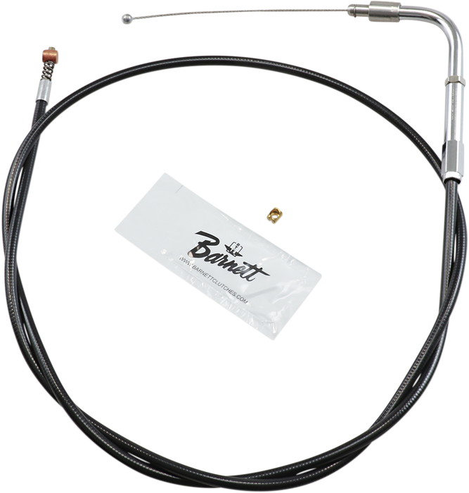 Black Vinyl Idle Cable - +6" Size - 38" Length