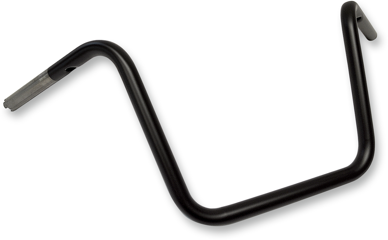 1" Touring Handlebar - Ape Hanger - 12" - TBW - Flat Black