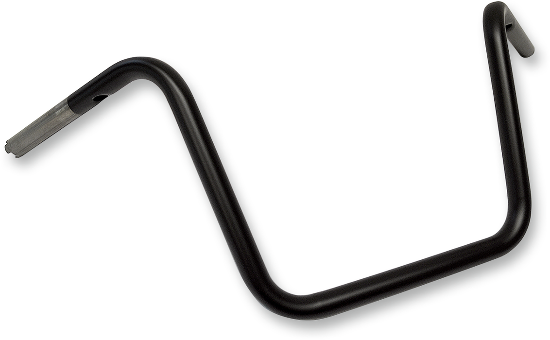 1" Touring Handlebar - Ape Hanger - 12" - TBW - Flat Black
