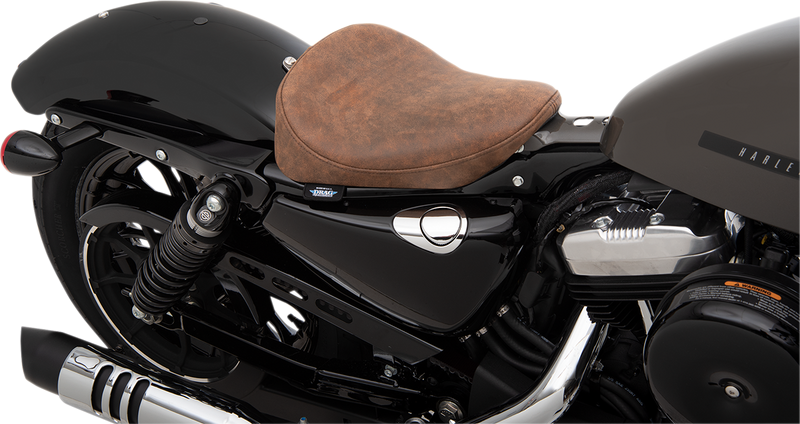 Bobber Solo Seat - Brown - Distressed - XL '10-'22