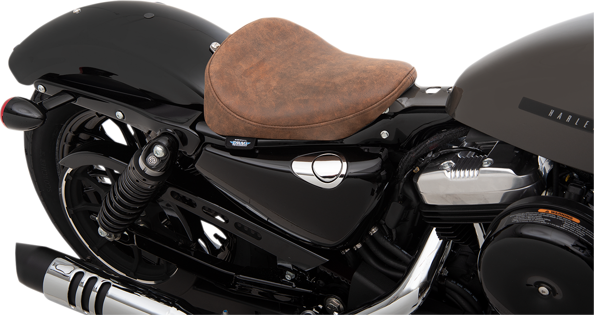 Bobber Solo Seat - Brown - Distressed - XL '10-'22